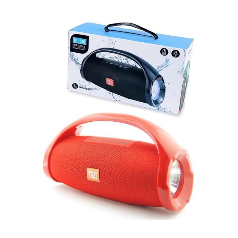 Coluna Bluetooth sem Fio TG-136 PORTABLE